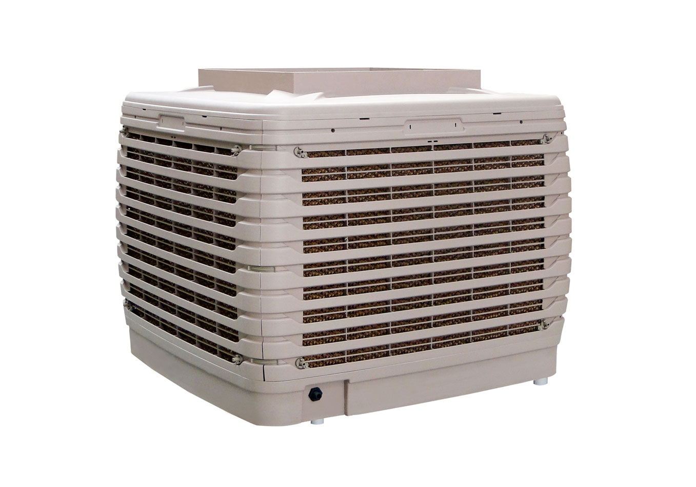 Enfriador de aire de uso comercial, enfriador de aire evaporativo, enfriador de desierto, máquina de enfriamiento de aire de salida superior