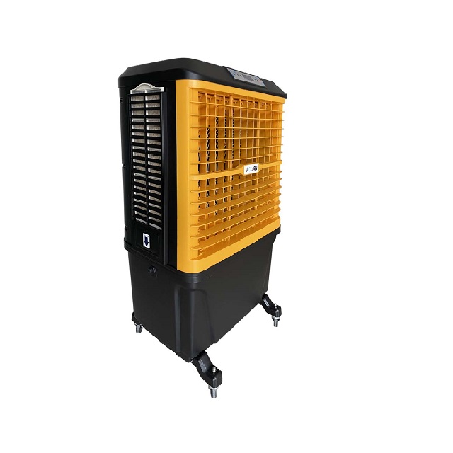 Black Yellow Desert Cooler Mobile con flujo de aire de 10000M3/H